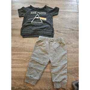 Pink floyd baby boy set 0-3 mos
